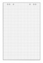 Блокнот для флипчарта 60*90см, 20 листов, 80 г/м, клетка, Workmate 032001100