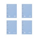 Тетрадь общая с пластиковой обложкой на кольцах ErichKrause IQ FineLine, Symbol, голубой, А5, 100 листов, 80 г/м2, клетка, ассорти 100355285-60675