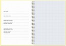 Тетрадь фА4 80л. кл., на гребне с пластиковой обложкой "Pastel Collection Yellow"  3404