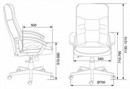 Кресло руководителя Бюрократ T-9908AXSN-Black черный 3С11 крестов. пластик 
