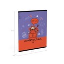 Тетрадь общая ученическая с пластиковой обложкой на скобе ErichKrause Котоформулы, Информатика, 48 листов, клетка 048055254-62536