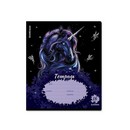 Тетрадь 18л. кл., обл. мелов.,  ErichKrause Black Unicorn, выборочный УФ-лак (в плёнке по 10 шт.)_MIX-PACK 018019154-63272