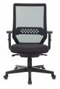 Кресло Бюрократ MC-611N черный TW-01 38-418 сетка/ткань крестов. пластик 