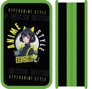 Пенал трехстворчатый большой тканевый торец 190/105 "HYPERANIME", Пчелка (15) ПО-110