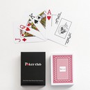 Карты игральные пластиковые 54 шт Poker Club, для игры в покер, карта 9 х 6 см 5751344 5751344    