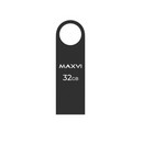 Флешка Maxvi MK, 32 Гб, USB2.0, чт до 25 Мб/с, зап до 15 Мб/с, тёмно-серая 10843707 10843707   