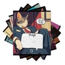 Тетрадь 18л. кл., обл. мелов., Cat Boss, ErichKrause (10/200) 018010154-63260