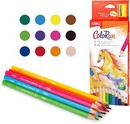 Карандаши 12цв. Deli ColoRun трехгран. дерево, коробка/европод. EC132-12