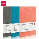 Ежедневник Deli фA5 210х143мм искусст. кожа 96л линейка мягкая обложка оранжевый EN126LORANGE