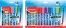 Фломастеры 12 цв. COLOR'PEPS OCEAN LIFE декорированные с заблокированным пишущим узлом, суперсмываемые, в пакете с подвесом 845701