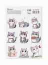 Наклейки дев. Котики + 10830785   