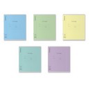 Тетрадь 24л. лин., обл. пластиковая ErichKrause Классика CoverPrо glossy, А5+, MIX-PACK 024015254-64629
