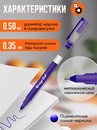 Ручка гелевая ORANGE PEEL 0.5 мм, с наконечником иглой, синяя OP V-29 BU