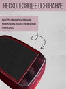 Точилка для карандашей механическая 1 отверстие 6-8мм, корпус прозрачный красный/черный SUNWOOD X30T-RED