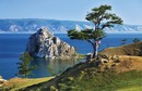 Календарь настенный квартальный 2026г. "Горная Сосна. Байкал" 3-х блочный на 3-х гребнях, зеленая подложка 13с14-84