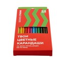 Набор цветных карандашей Стихия 24 цветов в картонной упаковке ST03002