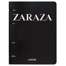 Тетрадь на кольцах А5 (160x212 мм) со сменным блоком "deVENTE. ZARAZA" 120 листов,  блок офсет 60 г/м? в клетку, гибкая обложка слим из мелованного картона 560г/м?, цветная печать, матовая ламинация, термоусадочная пленка 2057523