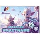 Луч Пластилин 8цв. 120гр, "Фантазия" мягкий, восковой, пастельные цвета, в картонной коробке, Луч 35С 2289-08