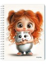 Тетрадь 48л. кл., на гребне, обл. мелов., блестки "Малыши", КТС-Про(80) С0245-134