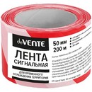 Лента сигнальная deVENTE красно-белая, 30 мкм, 50 ммx200 м, полиэтилен без клеевого слоя, картонная втулка 9056100