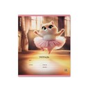 Тетрадь 12л. кл., обл. мелов., "Prima Cat" выборочный УФ-лак c глиттером, ErichKrause 64822