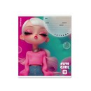 Тетрадь 12л. кл., обл. мелов., "Bubble Girl" выборочный УФ-лак , ErichKrause 64826