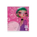 Тетрадь 12л. кл., обл. мелов., "Bubble Girl" выборочный УФ-лак , ErichKrause 64826
