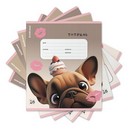 Тетрадь 18л. кл., обл. мелов., Frenchie выборочный УФ-лак, ErichKrause (10/200) 64834