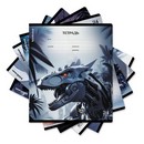 Тетрадь 24л. кл., обл. мелов., "Techno Dino", ErichKrause (10/160) 64850