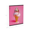 Тетрадь 48л. кл., обл. мелов., "Glow Food" матовая ламинация+выборочный УФ-лак_MIX-PACK, ErichKrause (5/100) 65555