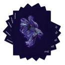Тетрадь 48л. кл., обл. мелов., "Indigo" ламинация soft-touch+выборочный УФ-лак_MIX-PACK, ErichKrause (5/100) 64867