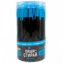 Ручка гелевая пиши-стирай прорезиненная "Год больших достижений" синяя, 0,5 мм, в друме 76767