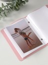 Фотоальбом из кожзама “ Счастливые моменты” розовый, 12,5 х 17 см   10883351 10883351   
