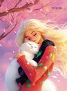Тетрадь 80л. кл., на гребне, обл. мелован. картон Нежность, КТС-Про С0062-05
