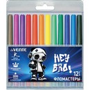Фломастеры 12 цв. "deVENTE. Hey Bro"  с вентилируемым колпачком, в пластиковом блистере 5081642