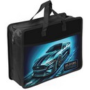 Папка для тетрадей, ИЗО и технологии "deVENTE. Super Turbo" A4 (33,5x26x10 см) с текстильным расширением 10 см, с карманом А4 спереди, на молнии сверху, пластик 400 мкм, текстильные ручки 8057627