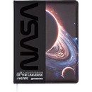Дневник "deVENTE. Darkness of the Universe" универсальный блок, 48 листов, белая бумага 80 г/м?, печать в 1 краску, твердая комбинированная обложка из искусственной кожи с поролоном, цветная печать, шелкография, выборочный лак, отстрочка, 1 ляссе 2020616