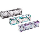 Пенал "Attomex. Marble" 20x7x3,5 см прямоугольный, износостойкая искусственная кожа с рисунком, отделение на молнии, прямоугольной формы для 50 предметов, ассорти 3 дизайна, полноцветная печать 7025667