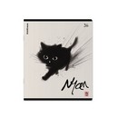 Тетрадь 36л. кл., обл. мелов., ErichKrause Blur Cat, MIX-PACK 65656