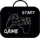 Папка школьника фА4 с ручками, твердое дно "START GAME", Пчелка ПШ-11, START GAME