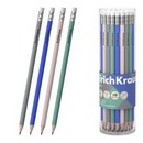 Чернографитный карандаш ErichKrause Navy, круглый, с ластиком, HB (в тубусе по 42 шт.) 65562