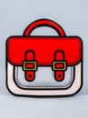 Пакет подарочный, "Портфель", с zip-lock застежкой, 20х19+6см   10551188 10551188   