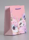 Пакет подарочный ламинированый "Счастье" 11,5 х 14,5 х 6,5 см 10978194 10978194   
