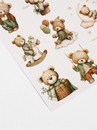 Наклейки бумажные «Мишки»,  11 ? 16 см   10901657 10901657   