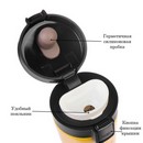 Термокружка, 380 мл, Style "Осторожно кофеактивность", сохраняет тепло 8 ч, с ситечком   9768410 9768410    