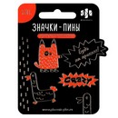 Значки-пины "МОНСТРИКИ" ( 3 шт. в наборе; размер значка/-ов: 31х24/31х26/15х35 мм, материал значка/-ов: металл; способ изготовления: штамповка тип застёжки: цанга-бабочка (игла с заглушкой); цвет: чёрный, красный; декор: эмаль холодная (мягкая); индивидуальная упаковка 71129