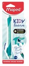 Ручка шариковая со стираемыми чернилами KIDY LEARN SHARK с ластиком, с тренажером для постановки письма,  с возможностью перезарядки картриджа, синяя,  средняя толщина линии - 0,7 мм, цвет корпуса бирюзовый, в блистере  229500