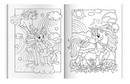 Книжка-раскраска для детей "Любимая раскраска" "МИЛЫЕ ЕДИНОРОГИ" 200х260 мм, 8 л., блок - офсет 100 г/м?, печать в одну краску, мягкий переплёт (2 скобы), Феникс+ 74123
