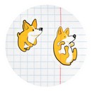 Стикеры-закладки пластиковые, 25х30 мм, 160 шт., "КОРГИ" материал: пластик цвет: оранжевый; кол-во цветов: 1, форма: фигурная, кол-во каждой формы:20; декор: полноцветная печать, Феникс+ 58487