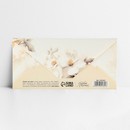 Конверт для денег "С днём свадьбы", цветы, тиснение, 16,5 х 8 см   10341801 10341801   